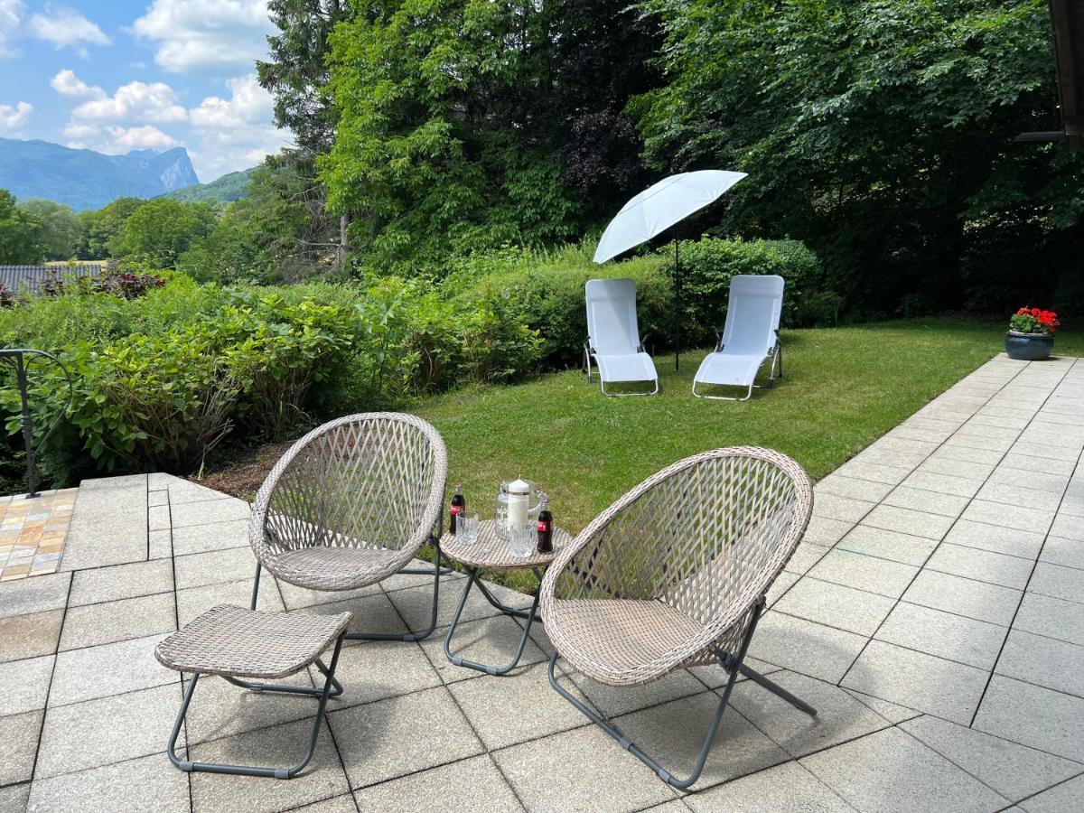Gemütliche Landhausvilla mit Kamin und Kachelofen Unterach am Attersee Exterior foto