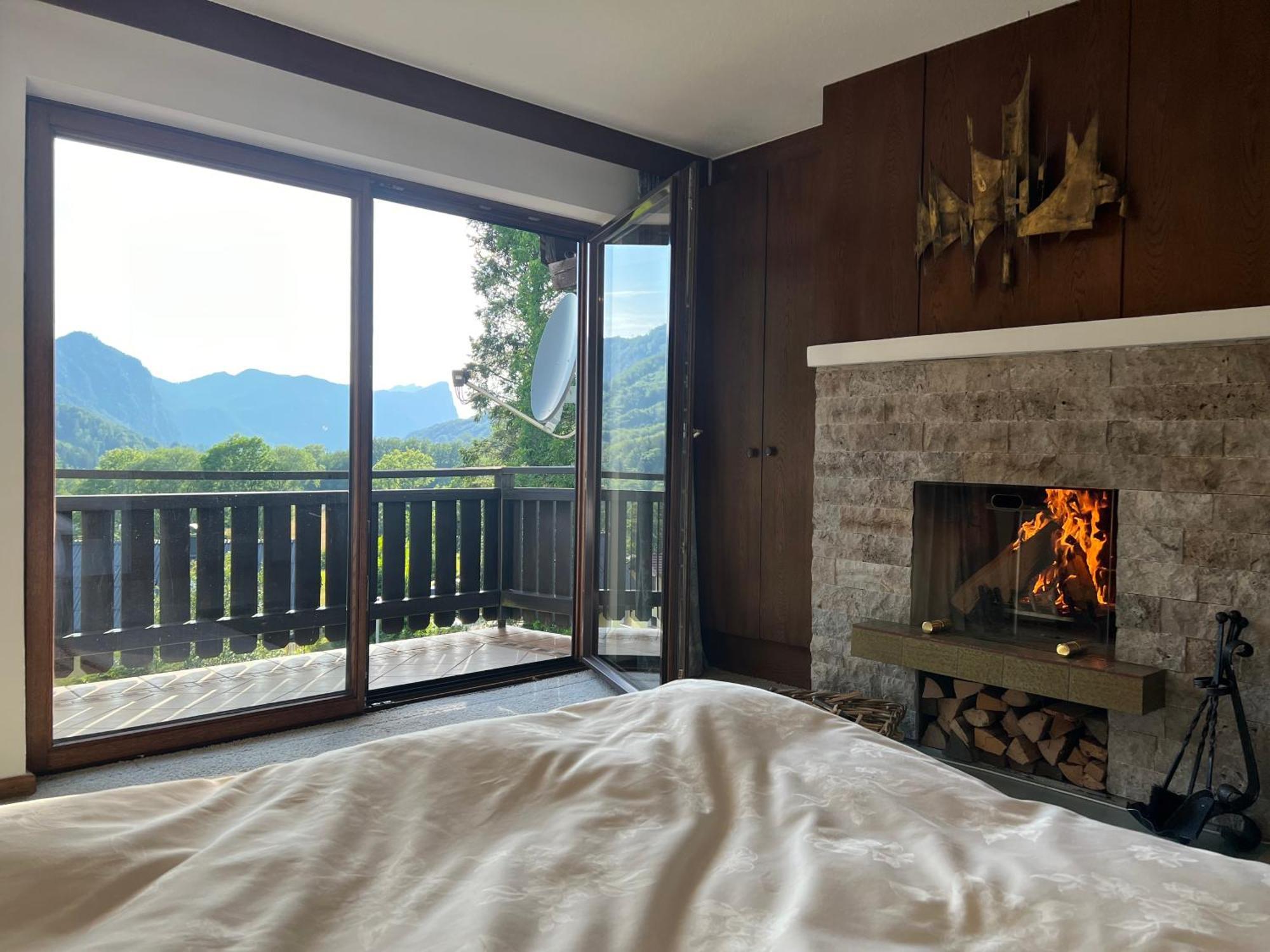 Gemütliche Landhausvilla mit Kamin und Kachelofen Unterach am Attersee Exterior foto