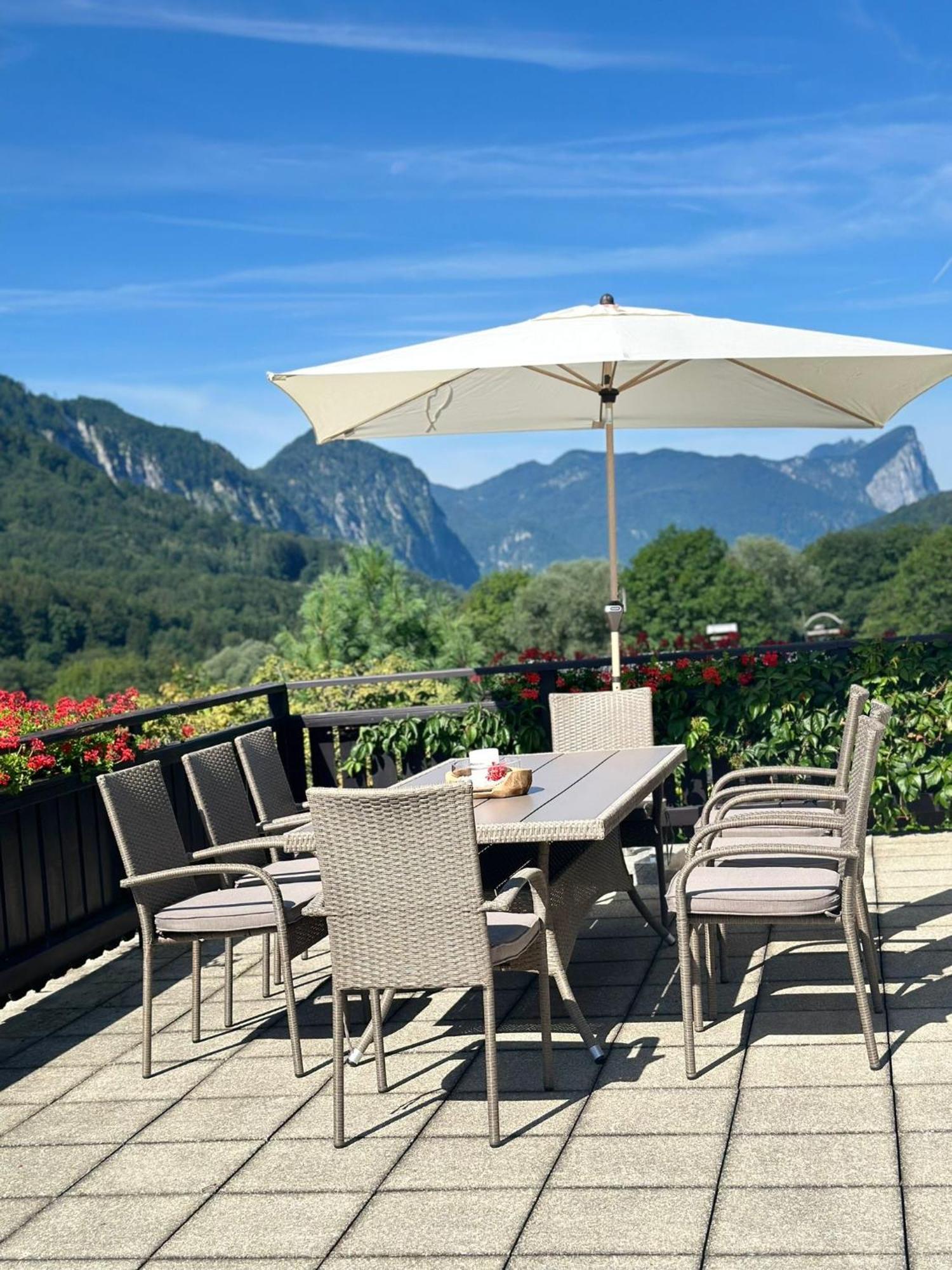 Gemütliche Landhausvilla mit Kamin und Kachelofen Unterach am Attersee Exterior foto